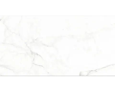 Wand- und Bodenfliese Elegant Statuario 60 x 120 x 0,95 cm glänzend rektifiziert