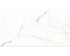 Wand- und Bodenfliese Elegant Statuario 60 x 120 x 0,95 cm glänzend rektifiziert