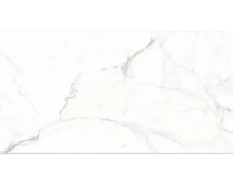 Wand- und Bodenfliese Elegant Statuario 60 x 120 x 0,95 cm glänzend rektifiziert