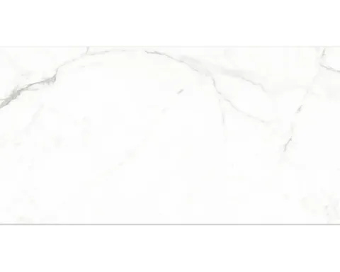 Wand- und Bodenfliese Elegant Statuario 60 x 120 x 0,95 cm glänzend rektifiziert