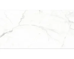 Wand- und Bodenfliese Elegant Statuario 60 x 120 x 0,95 cm glänzend rektifiziert