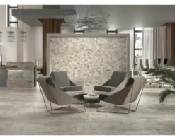 Wand- und Bodenfliese Metal silver 60x120 cm matt rektifiziert