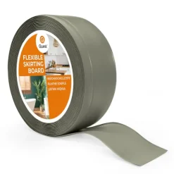 Weichsockelleiste, Breite Sockelleiste 70 x 20 mm, PVC Knickleiste für Wand, Boden, Flexibel, Olivgrün, 1 Meter