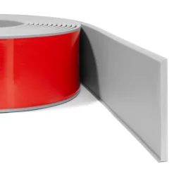 Weichsockelleiste, Sockelleiste Selbstklebend 100 mm, PVC, Flexibel - Grau, 10 Meter