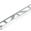 Winkel-Abschlussprofil Dural Durosol Länge 100 cm Höhe 8 mm alu-silber