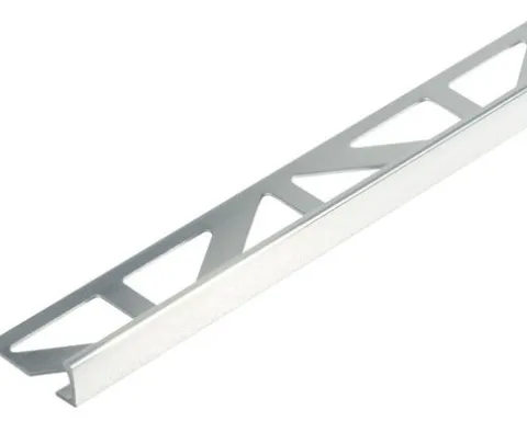 Winkel-Abschlussprofil Dural Durosol Länge 100 cm Höhe 8 mm alu-silber