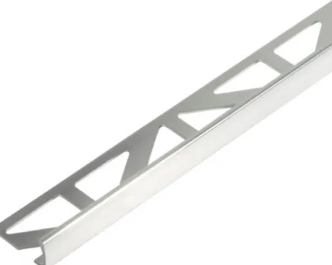 Winkel-Abschlussprofil Dural Durosol Länge 100 cm Höhe 8 mm alu-silber