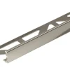 Winkel-Abschlussprofil Dural Durosol 10 mm Länge 250 cm Alu Titan hochglanz