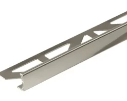 Winkel-Abschlussprofil Dural Durosol 10 mm Länge 250 cm Alu Titan hochglanz