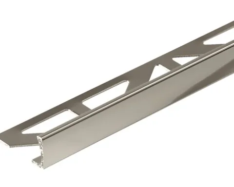 Winkel-Abschlussprofil Dural Durosol 10 mm Länge 250 cm Alu Titan hochglanz