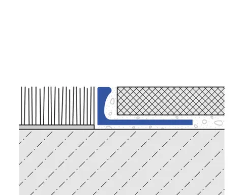 Winkel-Abschlussprofil Dural Durosol 10 mm Länge 250 cm Alu Titan hochglanz