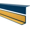 Winkelprofil Selbstklebend 20x20 mm, Hart/PVC Kantenschutzprofil, Winkelleiste für Kanten und Ecken - 100 cm, Dunkelblau
