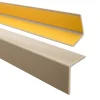 Winkelprofil Selbstklebend 27x27mm, PVC Kantenschutzprofil, Winkelleiste für Kanten und Ecken, Flexibel, L-Form - 165 cm, Beige