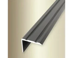 Winkelprofil 235SK selbstklebend 24,5x20x2 mm Alu eloxiert Edelstahl 100 cm