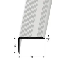 Winkelprofil 228 SK Selbstklend, Alu eloxiert schwarz 100 cm