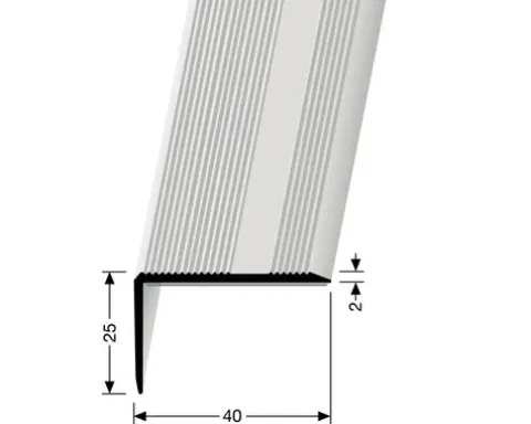 Winkelprofil 228 SK Selbstklend, Alu eloxiert schwarz 100 cm