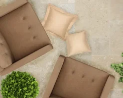 Wohnrausch Travertin Fliesen Rustic Light Römischer Verband 1,2 cm, getrommelt, beige