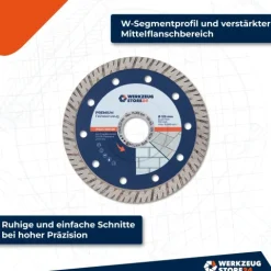 WS24 Diamanttrennscheibe Premium Feinsteinzeug 125 mm - WS24-100428