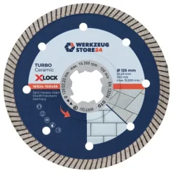 WS24 Diamanttrennscheibe X-Lock® Premium Feinsteinzeug 125 mm - WS24-100435