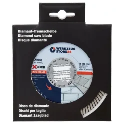 WS24 Diamanttrennscheibe X-Lock® Premium Feinsteinzeug 125 mm - WS24-100435
