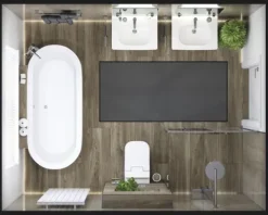 XXL Feinsteinzeug Wandfliese Living Cinnamon 120 x 260 x 0,7 cm poliert braun