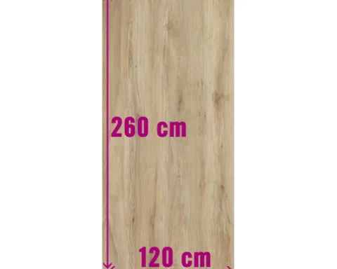 XXL Feinsteinzeug Wand- und Bodenfliese Count Cedar 120x260 cm