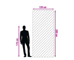 XXL Feinsteinzeug Wand- und Bodenfliese Count Cedar 120x260 cm