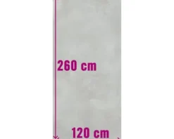 XXL Feinsteinzeug Wand- und Bodenfliese Fresh Ash Pulido 120x260 cm