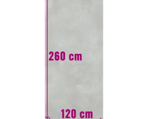 XXL Feinsteinzeug Wand- und Bodenfliese Fresh Ash Pulido 120x260 cm