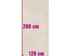 XXL Feinsteinzeug Wand- und Bodenfliese Fresh Ivory Pulido 120x260 cm