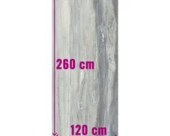 XXL Feinsteinzeug Wand- und Bodenfliese Marblewood Indiago poliert 120 x 260 cm 7 mm