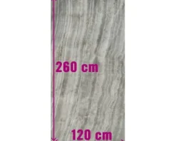 XXL Feinsteinzeug Wand- und Bodenfliese Venato Azzurro poliert 120 x 260 cm 7 mm