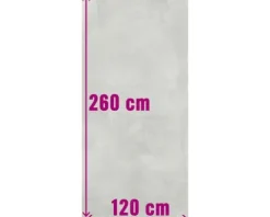 XXL Wand- und Bodenfliese Fresh Ash Natural 120x260 cm