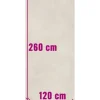 XXL Wand- und Bodenfliese Fresh Ivory Natural 120x260 cm