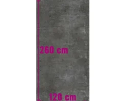 XXL Wand- und Bodenfliese Industrial night anpoliert 120 x 260 x 0,7 cm R10 A